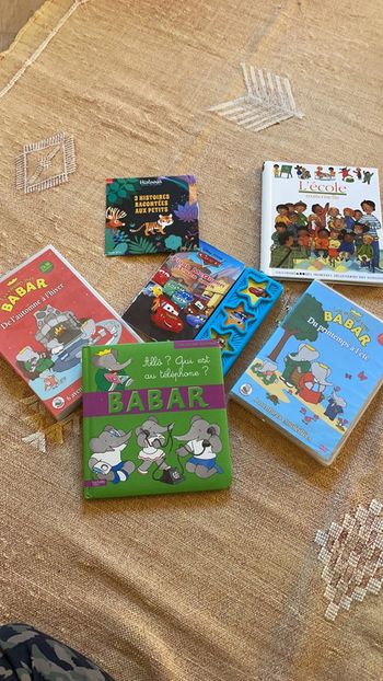 Lot livres dvd et ce pour petits