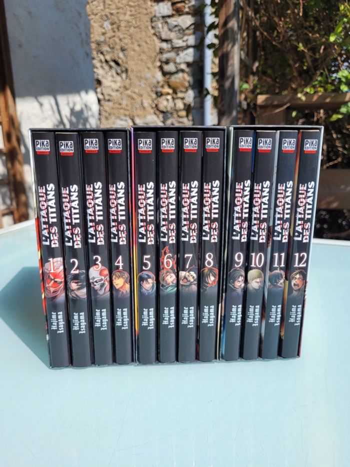 3 coffret Pika Édition : L'attaque des titans tomes 1 à 12 - photo numéro 2