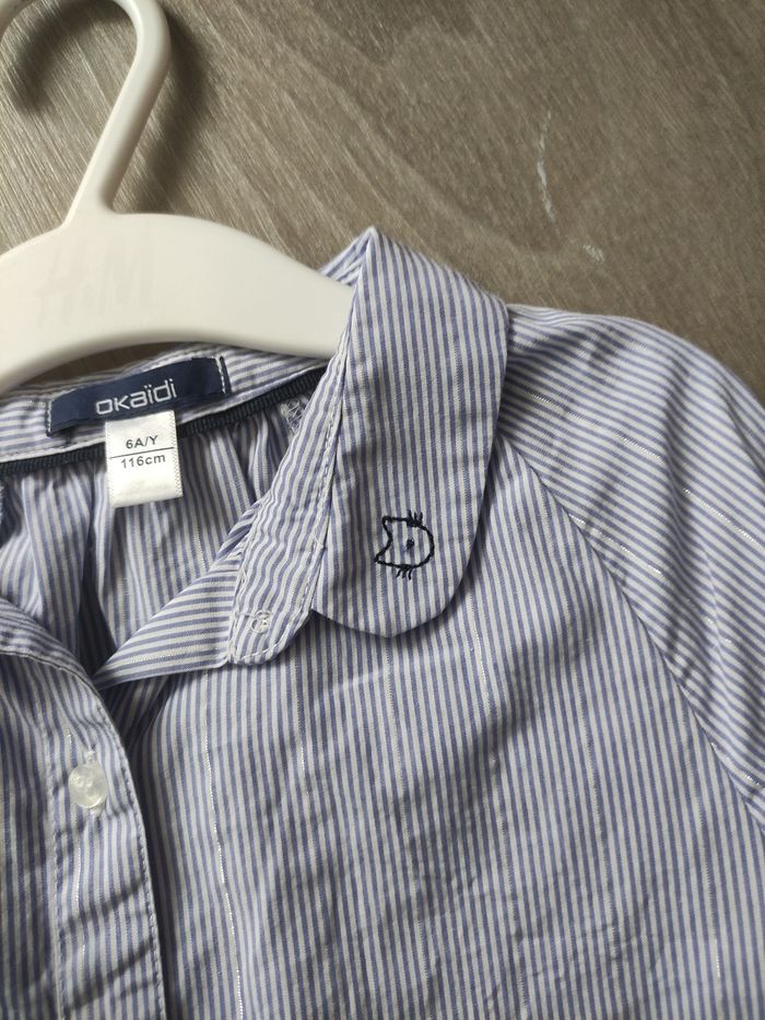 Lot de 3 chemises taille 6 ans en très bon état très peu porté Okaïdi et Verbaudet - photo numéro 2
