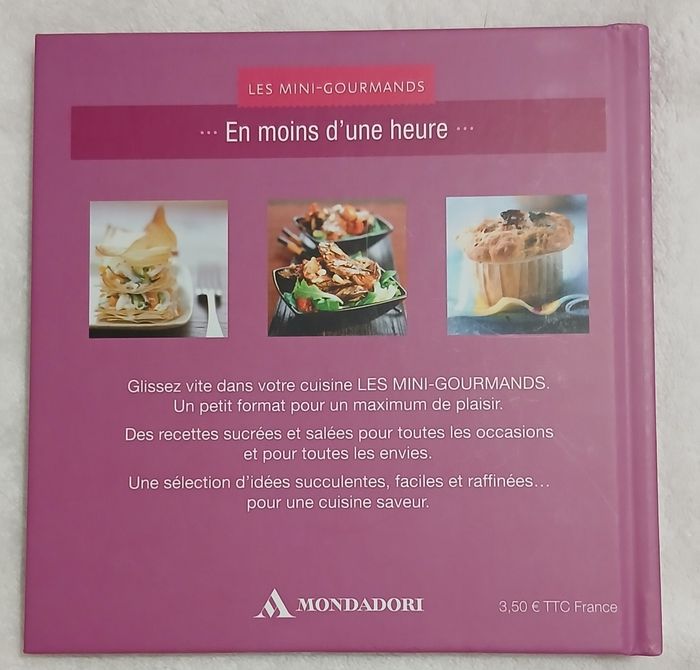 Livre cuisine En moins d'une heure - photo numéro 2