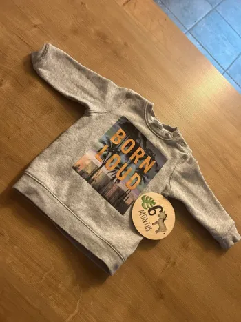 Sweat gris Born Loud