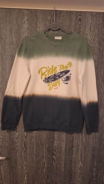 Sweat tie and dye tricolore thème surf