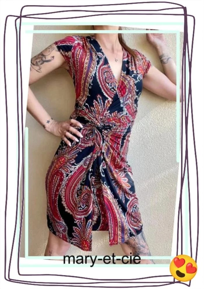 SOLDÉ - Robe fluide taille 38 - Morgan - photo numéro 2