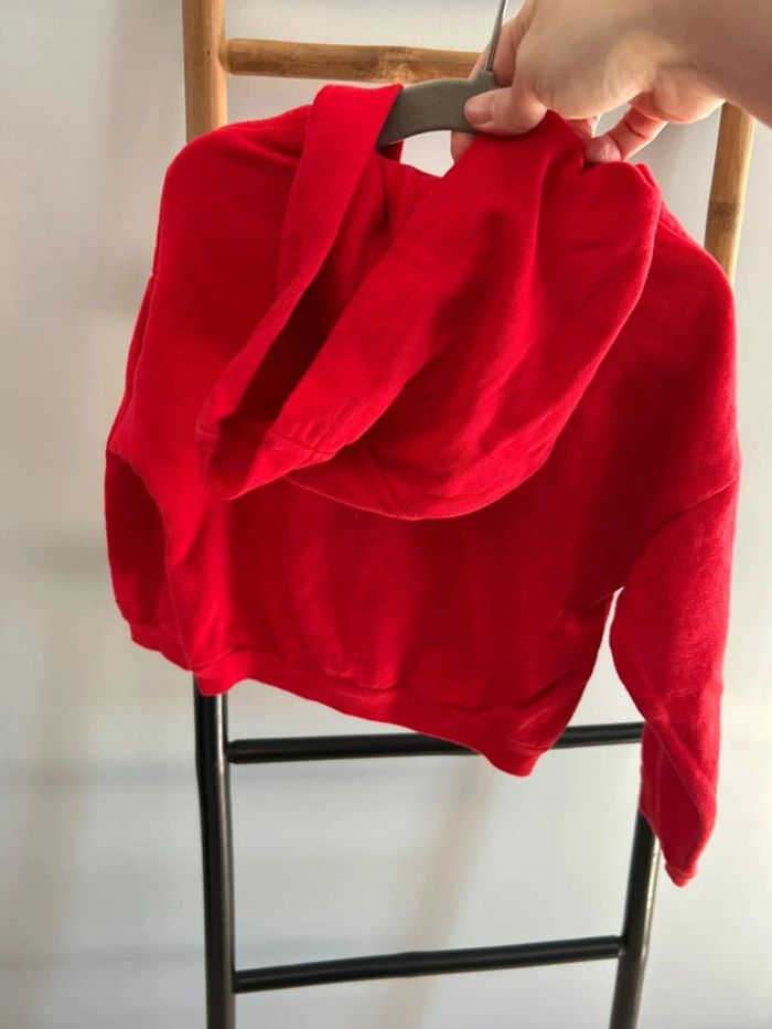 Sweat rouge à capuche / catimini - 4 ans - photo numéro 5