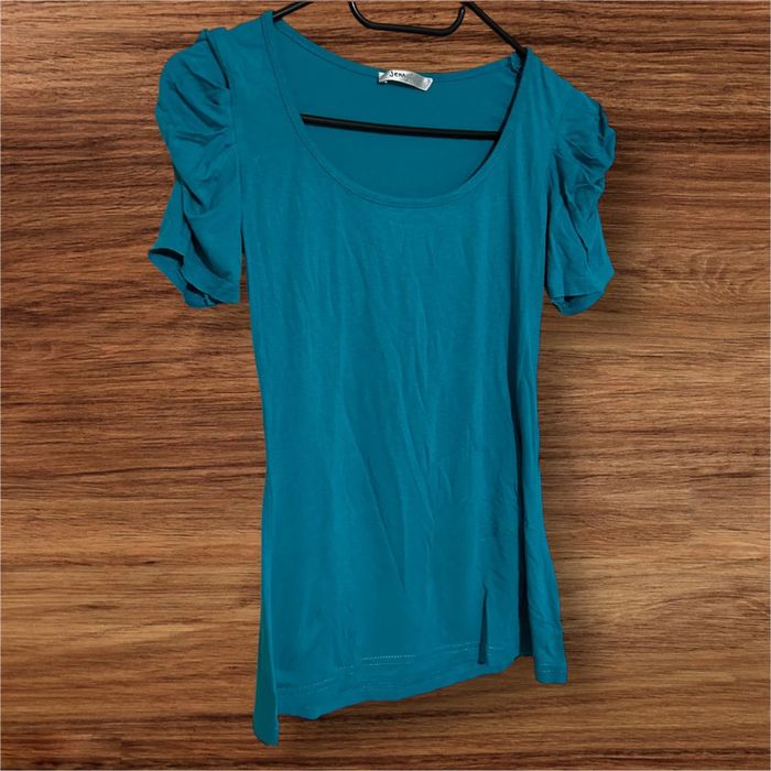 T-shirt bleu, Jennyfer - 38/M