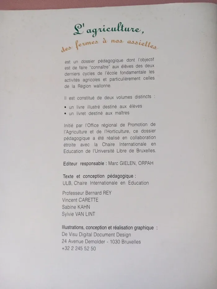 Dossier pédagogique De la ferme à nos assiettes - photo numéro 5