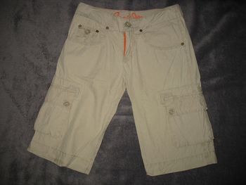 BERMUDA BEIGE "PEPE JEANS" - TAILLE 36 - n°01