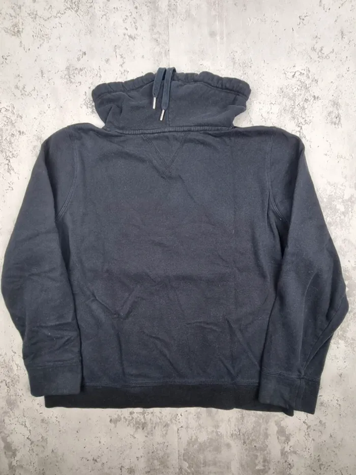 Sweat col montant Tommy Hilfiger noir – Taille XL Femmes (mesures en photos) - photo numéro 4