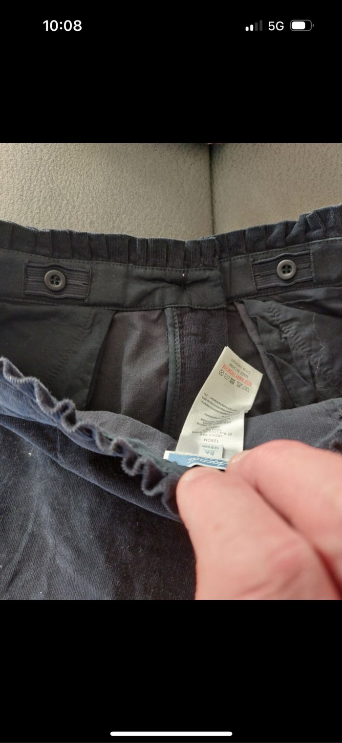 Short en velours Jacadi taille 8 ans - photo numéro 4