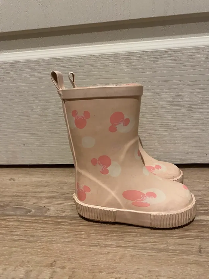 Bottes de pluie imprimé Minnie Disney pour fille - photo numéro 3