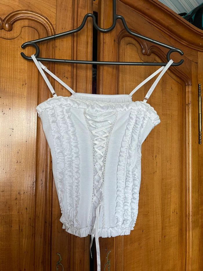 Haut blanc taille Xs