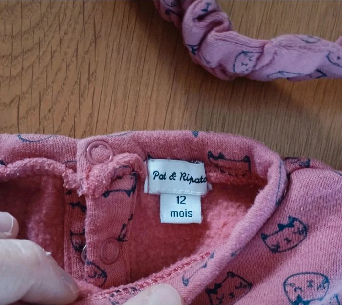 Robe et bandeau Pat et Ripaton taille 1 an en très bon état - photo numéro 2