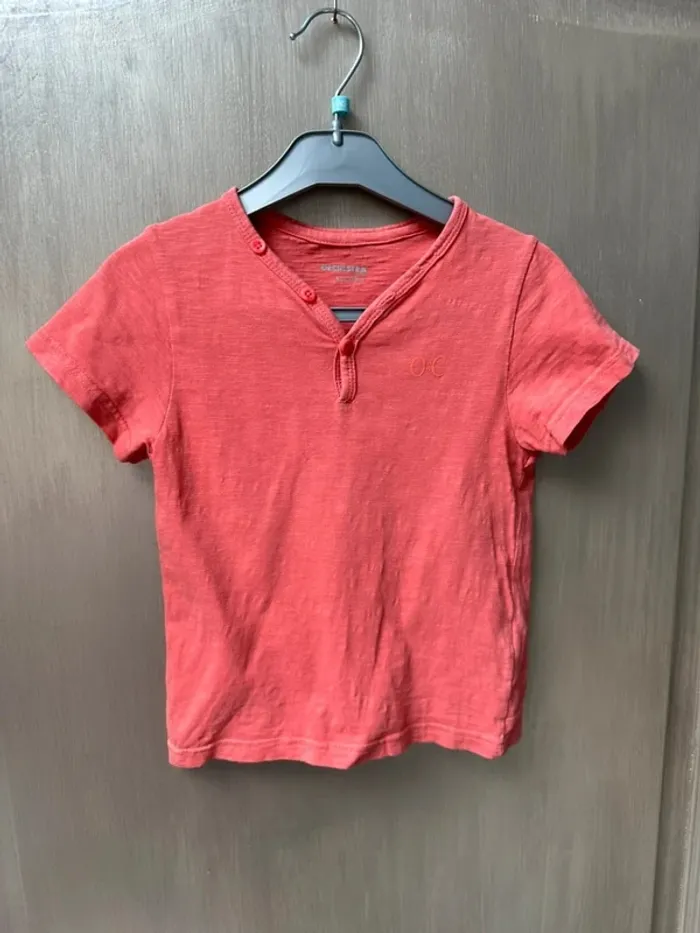 T-shirt manche courte orchestra corail 5 ans