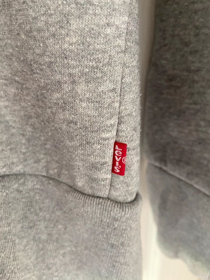Sweat à capuche gris Levi’s homme taille M - photo numéro 4