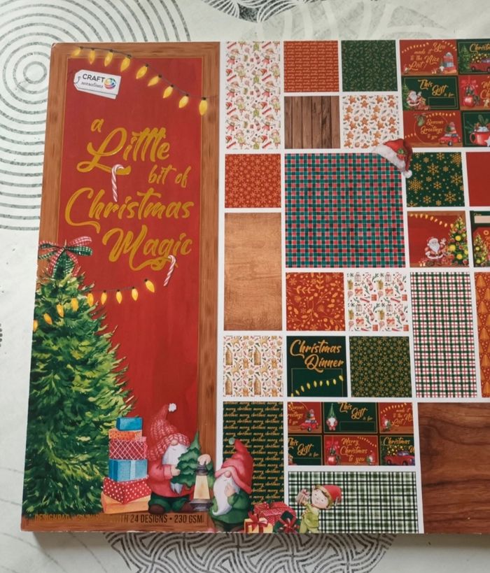 Loisirs Créatifs - Bloc de Papier à Dessin sur le Thème de Noël 🎄🌾 - photo numéro 2
