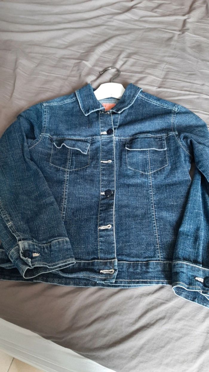 Veste en jean légère 10 ans - photo numéro 2