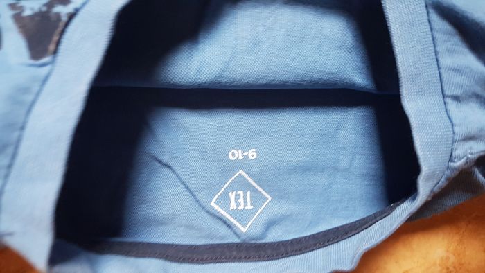 T shirt garçon 9-10 ans bleu Tex - photo numéro 2