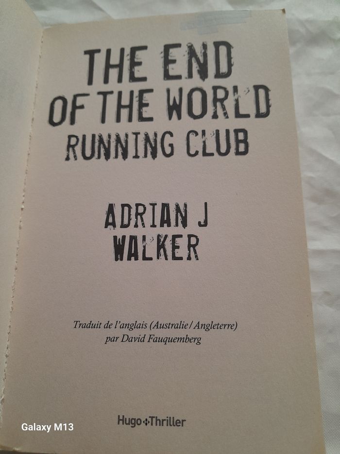 The end of the world running club Adrian J Walker - photo numéro 2