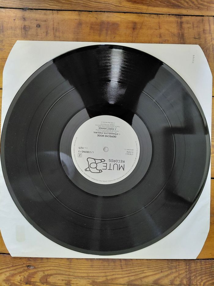 Depeche Mode – Strangelove (Blind Mix) – Maxi 12" Vinyle – Limited Edition - photo numéro 3