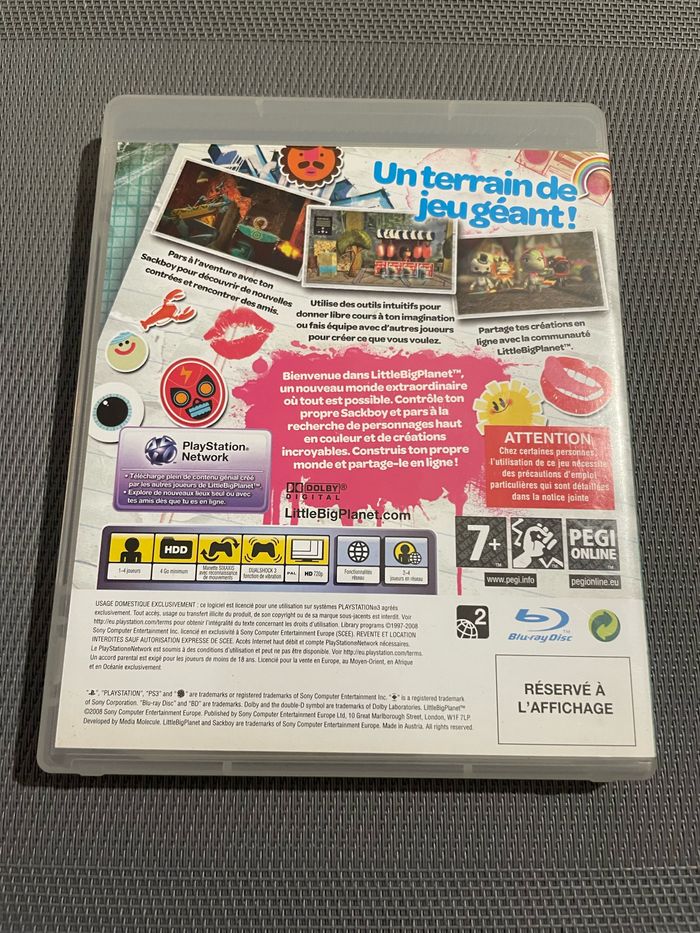 Little Big Planet Jeu PS3 Promo FR - photo numéro 3