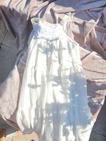 Robe d été voile et brodé Jennifer taille 36