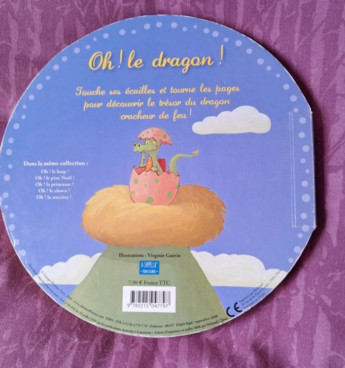 Livre Oh le dragon !, Edition Fleurus. - photo numéro 2