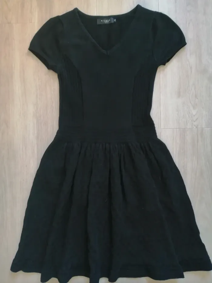 Robe noire, Strass, taille 36