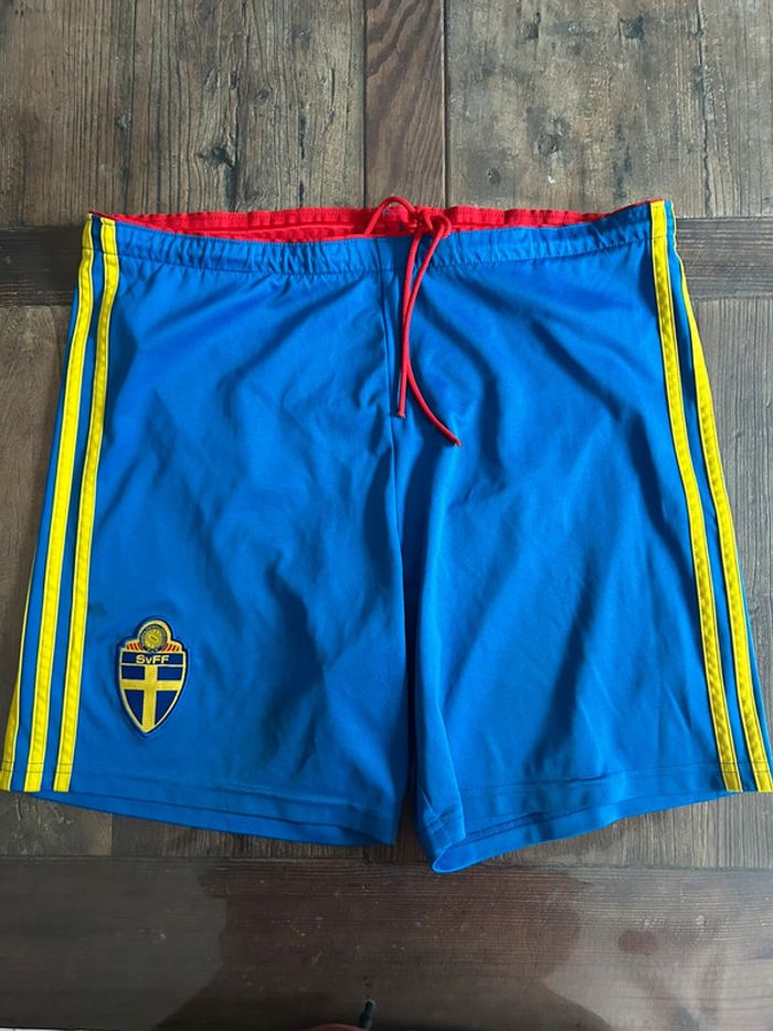 Short de foot adidas - suédois Suède - 2016 2017