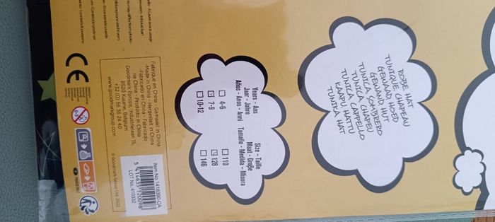 Déguisement 7/9 ans - photo numéro 4