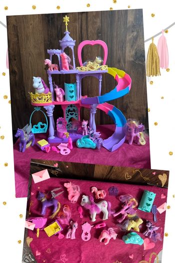 My Little Pony Rainbow Château et 9 poneys