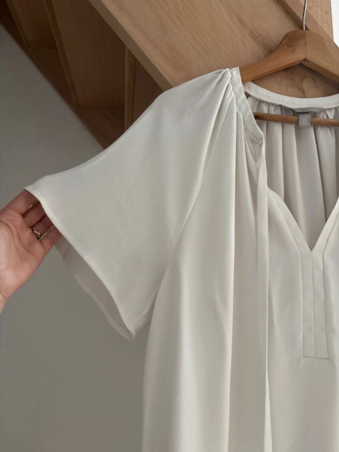 Blouse blanc cassé H&M - photo numéro 3