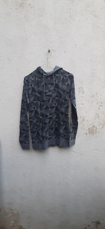 Sweat à capuche gris XS leger