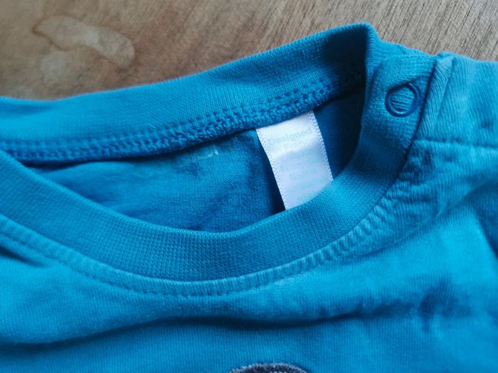 🌼 Lot Obaïbi Tape à L'Oeil 🇨🇵 coton tee-shirt manches longues 3mois 60cm garçon 👶 - photo numéro 6