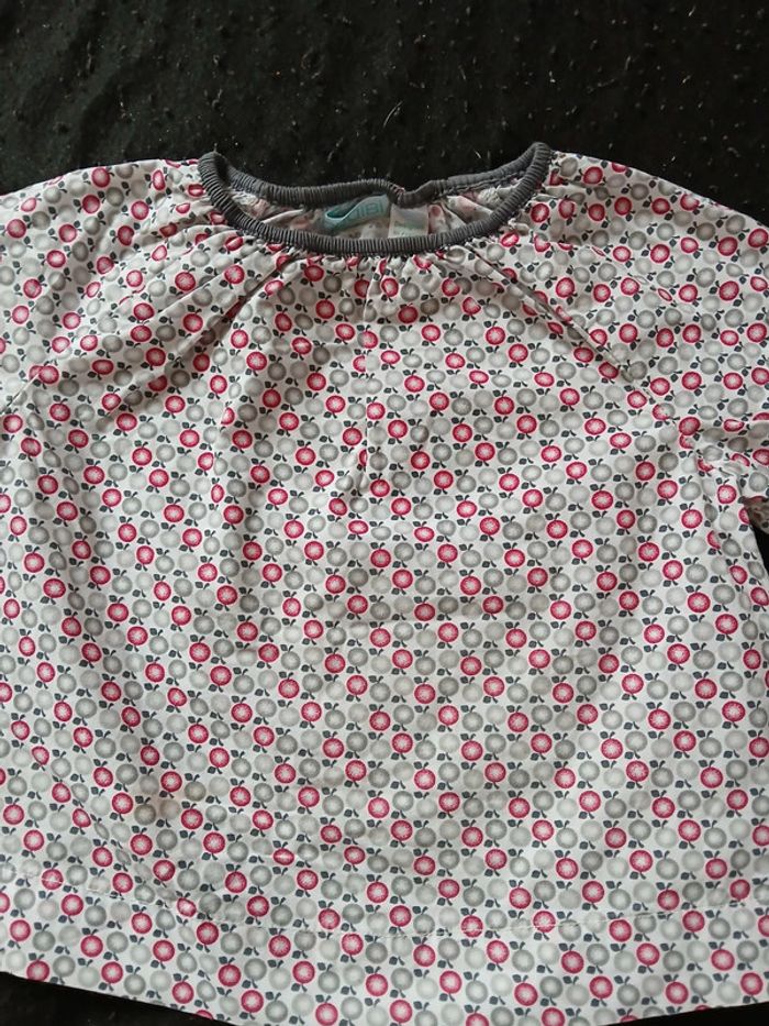 Lot de 2 hauts 12 mois fille - photo numéro 3