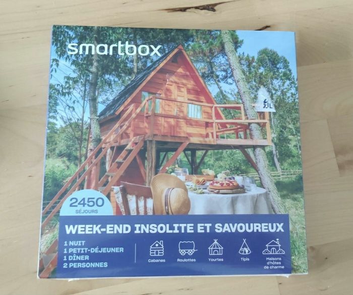 Smartbox - Coffret Cadeau Week-End Insolite et Savoureux - Une Nuit