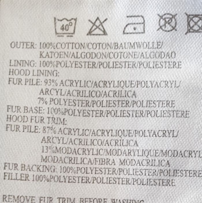 Manteau à capuche Kasha T.38 - photo numéro 8