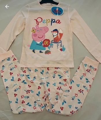 Ensemble pyjama peppa pig ,8 ans