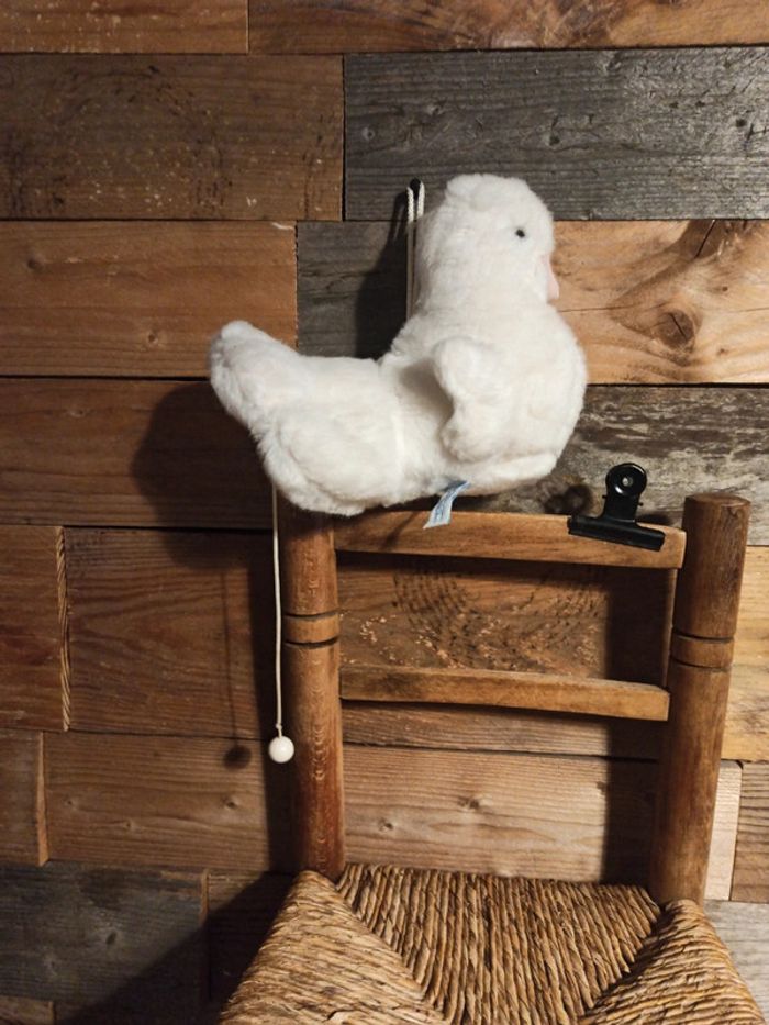 Peluche colombe musicale vintage Nounours tbe - photo numéro 6