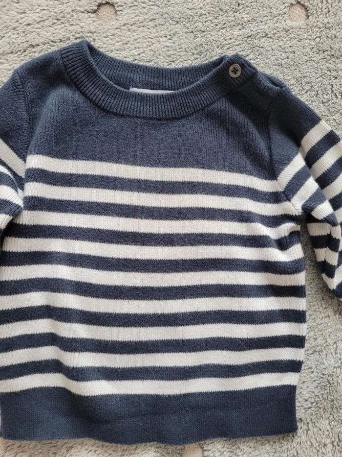 Pull marinière 6 mois - photo numéro 2