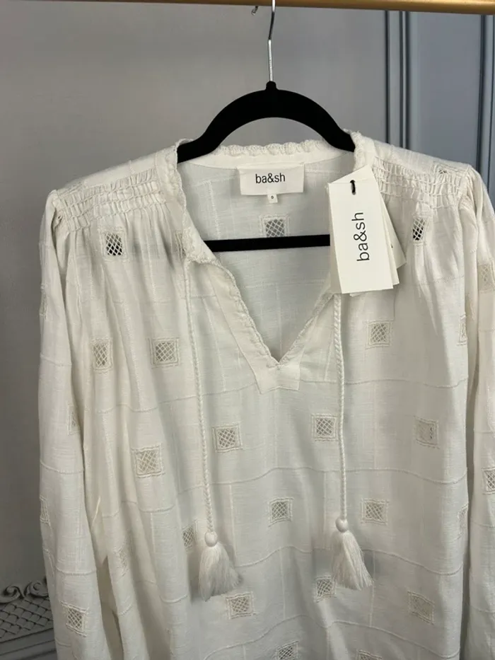 Blouse écru Ba&sh T.0 / XS neuve - photo numéro 2