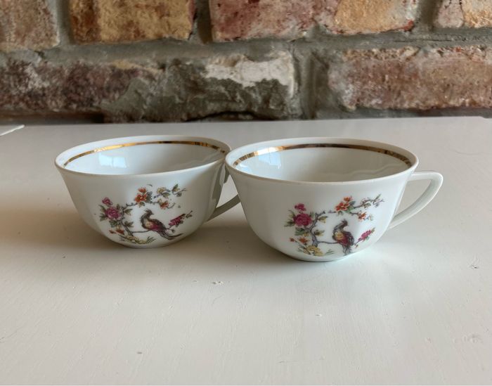 Tasses en porcelaine