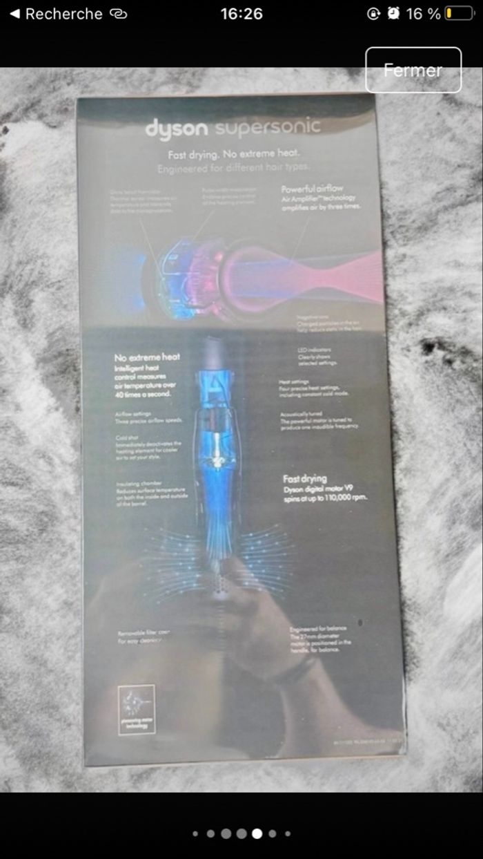 Dyson supersonic neuf jamais utilisé - photo numéro 6
