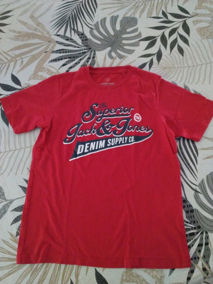 Tee shirt Rouge Jack & Jones 12 ans
