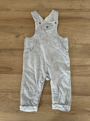 Salopette grise bébé garçon taille 6 mois Orchestra