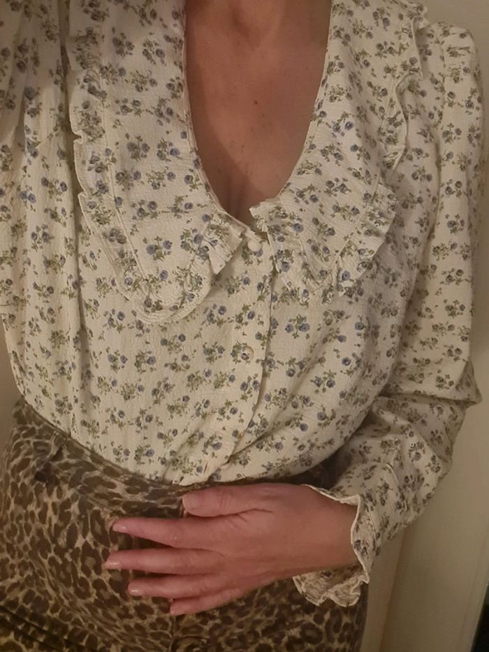 Chemisier fleuri liberté XL neuf