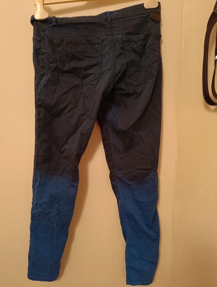 Jean/Pantalon Denim Bleu IKKS – Taille 30 (Mesures XXS/32) - photo numéro 5