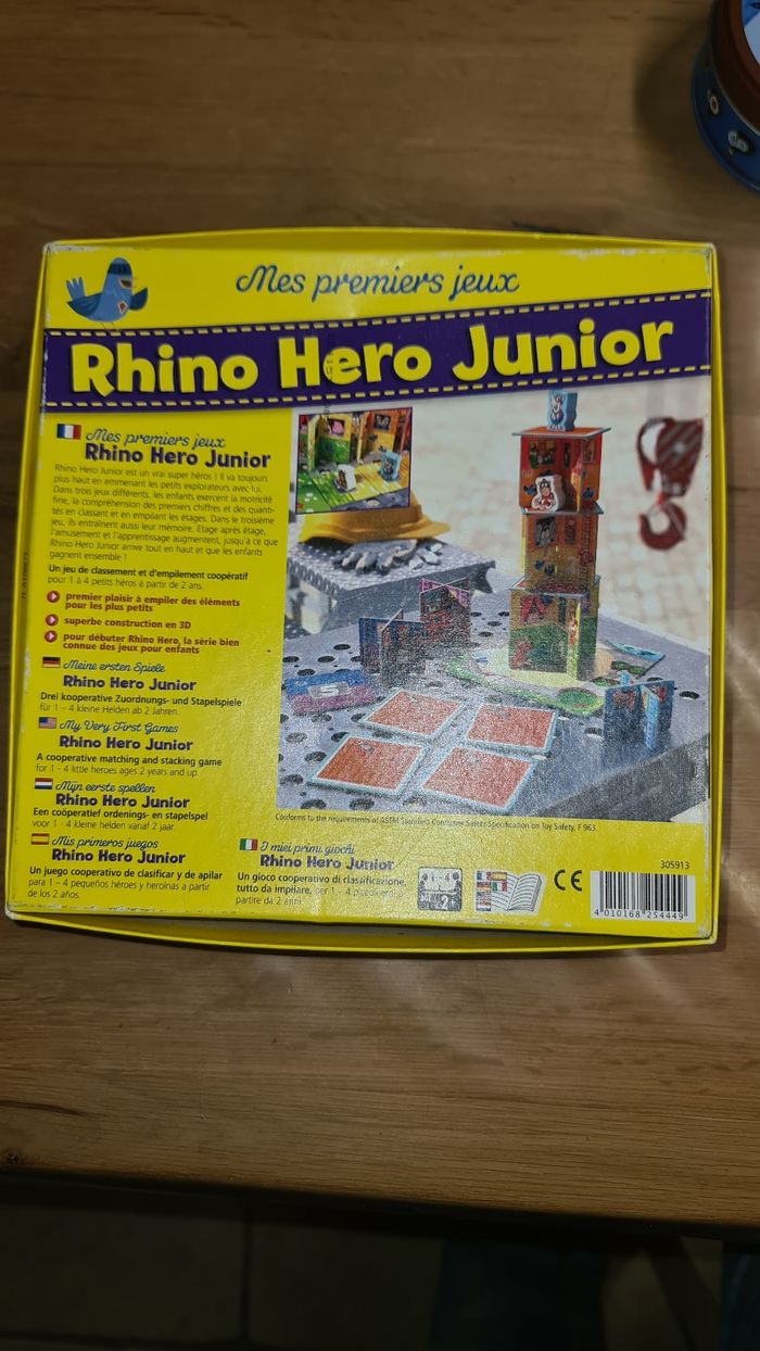 Jeu de société Rhino Hero Junior des éditions Haba - photo numéro 3