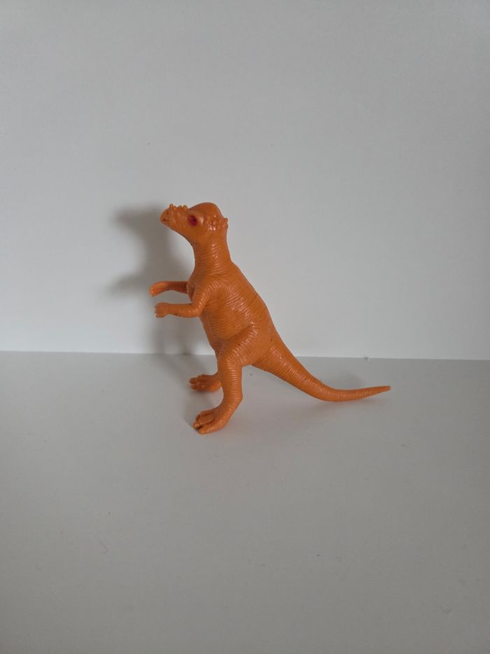 Figurine dinosaure orange Jouet Type T-Rex bon état - photo numéro 4