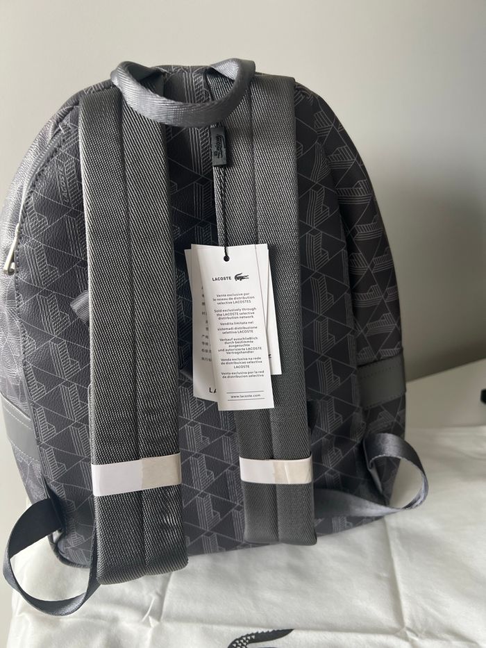 Sac à dos Lacoste gris the blend - photo numéro 4