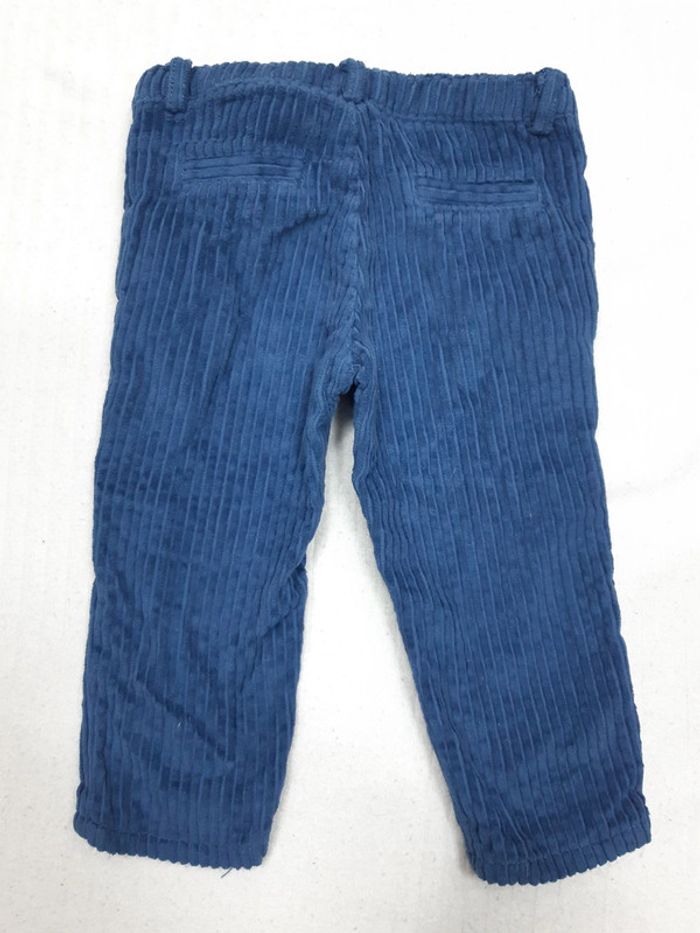 Pantalon en velours côtelé Bout'chou 12 mois - photo numéro 3